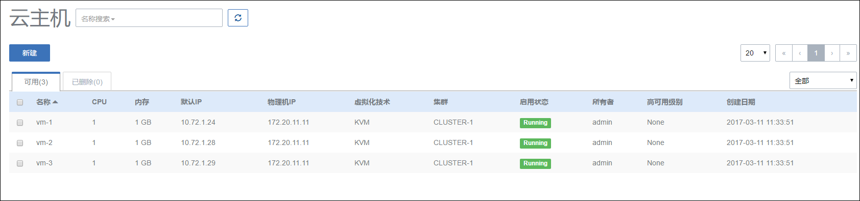 图7-1 云主机管理界面 png